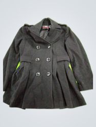 Unbranded Black Double-Breasted Trench Coat