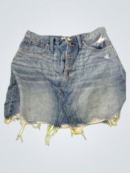 Vintage Denim Mini Skirt