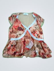 Rebellious Dreamer Printed Floral Blouse