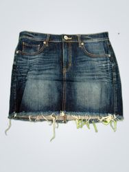 Express Denim Mini Skirt