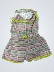 Unbranded Colorful Striped Sleeveless Playsuit Rom..