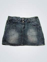 Liquid X Denim Mini Skirt