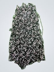 Printed Ruffle Blouse