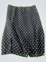 Black Polka Dot Skirt