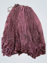 Embroidered Bohemian Maxi Skirt