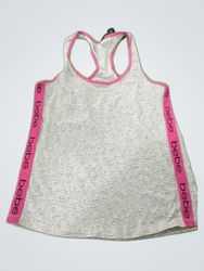 Bebe Gray Racerback Tank Top