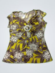 Blouse with Floral Pattern
