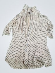 bebe Polka Dot Printed Blouse