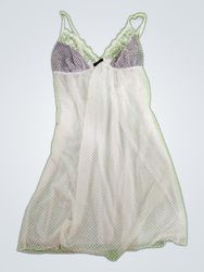 Creed Vintage White Lace Slip Dress