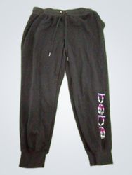 Bebe Black Logo Sweatpants