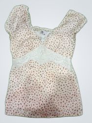 Blouse with Floral Pattern