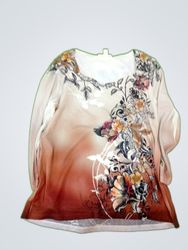 Printed Floral Long Sleeve Blouse