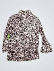 Fred David Printed Geometric Blouse