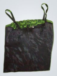 Escapades Black Lace Trim Camisole