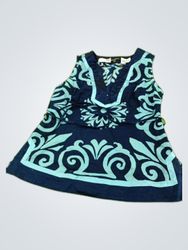 Bebe Printed Sleeveless Blouse