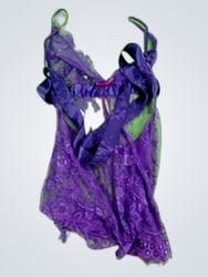 Purple Lace Trim Camisole