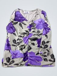 Unbranded Floral Print Long Sleeve Blouse