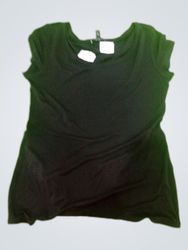 H&M Black Plain T-Shirt