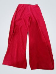 Zara Red Wide-Leg Trousers