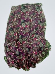 Floral Print Wide-Leg Pants