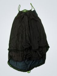 RODE Black Spaghetti Strap Blouse