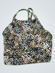 Unbranded Animal Print Strappy Tank Top