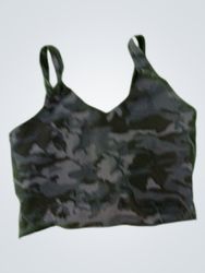 Camo Print Sleeveless Tank Top