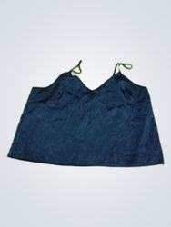 Black Satin Camisole Top