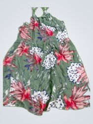 Zara Floral Spaghetti Strap Mini Dress