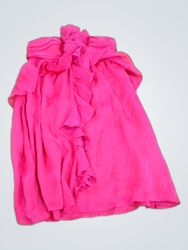 Bebe Pink Ruffle Blouse