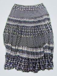 J Collection Printed Maxi Skirt