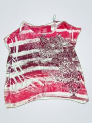 Pink Tie-Dye Short Sleeve Top