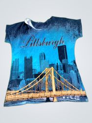 Pittsburgh Skyline Printed T-Shirt