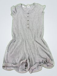 H&M Gray Short-Sleeve Playsuit