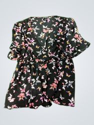 Torrid Printed Butterfly Blouse