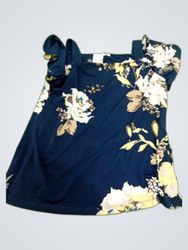 Blouse with Floral Pattern