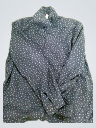 Notations Polka Dot Button-Up Shirt