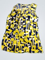 Banana Republic Printed Sleeveless Blouse