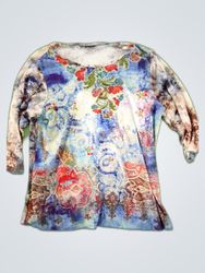 Floral 3/4 Sleeve Top