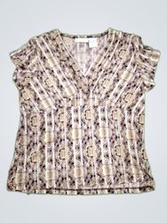 Worthington Printed Petite Stretch Blouse