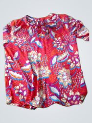 Black Rainnn Printed Blouse