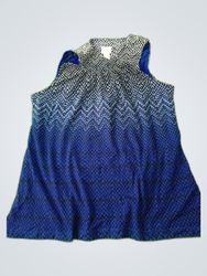 Chico's Printed Sleeveless Blouse