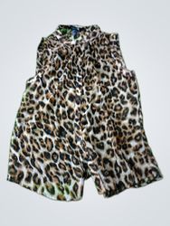 Forever 21 Leopard Print Sleeveless Blouse
