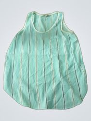 Loft Striped Sleeveless Blouse