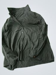 Unbranded Black Button-Up Shirt