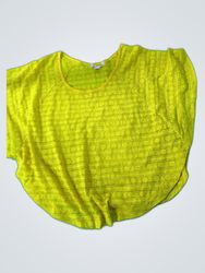 Yellow Crochet Top