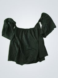 Creed Vintage Black Off-Shoulder Blouse