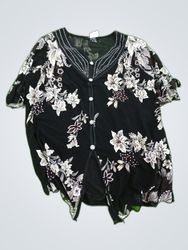 Apparel Venture Printed Floral Blouse