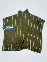 Olive Striped Collared Shirt