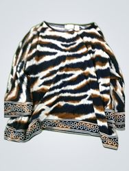 Zebra Print Blouse